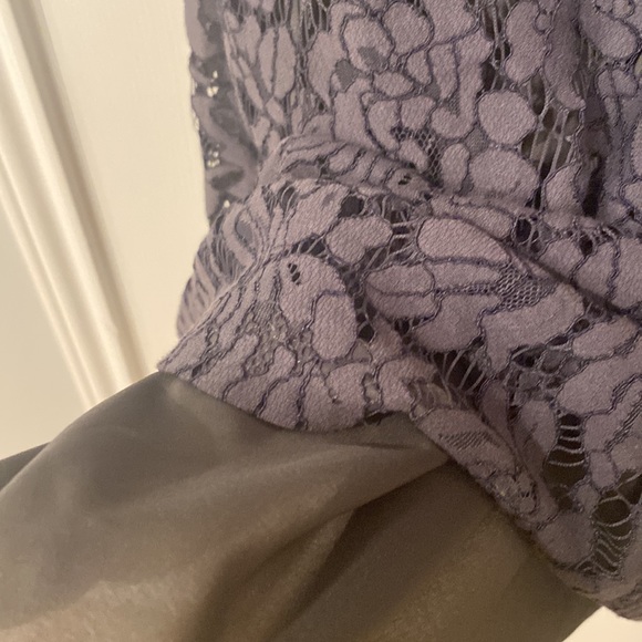 Madewell Gray lace shift dress size 8 - Picture 7 of 12